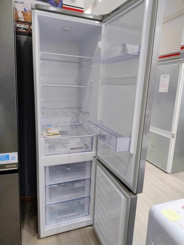 Beko-Frigo-Acciao-Inox-RCSA406K60XBN-Nuovo-seconda-scelta-ripiani