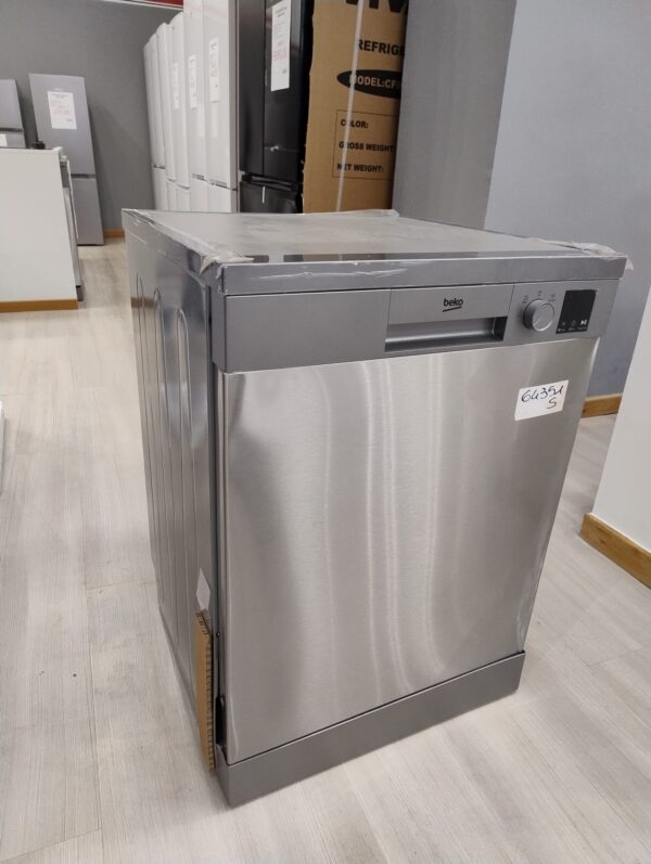 Beko-Lavastoviglie-libera-installazione-DVN05320X-acciaio-inox-lato