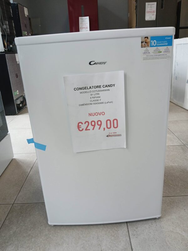 Candy-Congelatore-CCTUS544WHN-4-Ripiani-Bianco-fronte