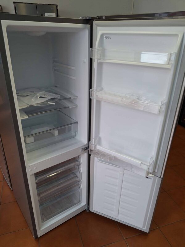 Hanseatic-Frigorifero-HKG14349DI-Acciaio-Inox-175-litri-ripiani