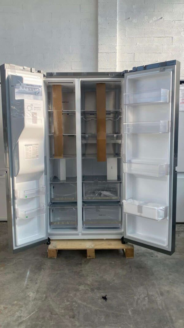 Lg-Frigorifero-Americano-GSLV90PZAD-Acciaio-Inox-ripiani