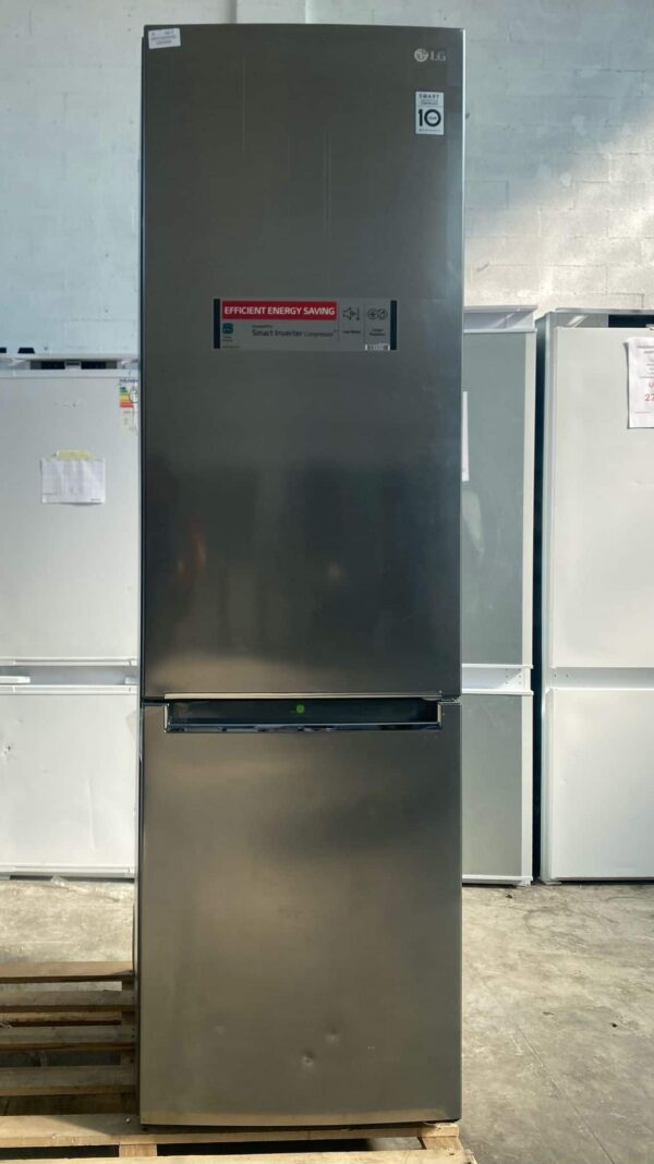Lg-Frigorifero-Combinato-GBB72PZVCN1-Acciaio-Inox-frontale