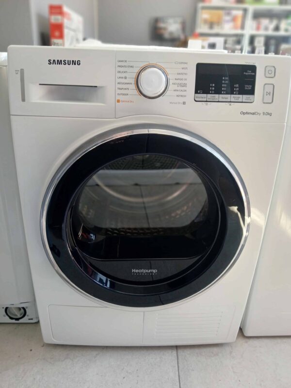 Samsung-Asciugatrice-9kg-DV90M500QW-Bianca-Ricondizionata-fronte