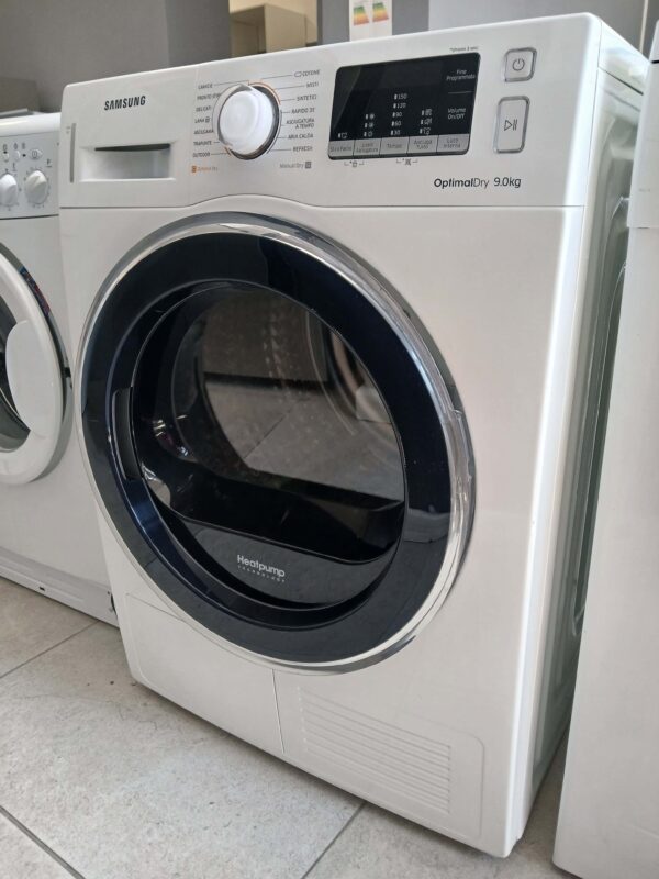 Samsung-Asciugatrice-9kg-DV90M500QW-Bianca-Ricondizionata-lato