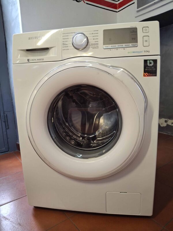 Samsung-Lavatrice-9kg-WW90J6413EW-Bianca-Ricondizionata-fronte
