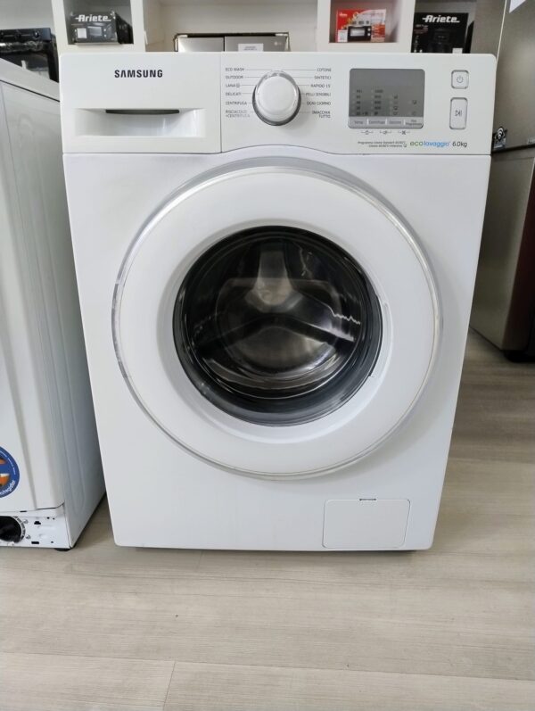 Samsung-Lavatrice-Slim-6hg-WF60F4EDW0W-ricondizionata-fronte