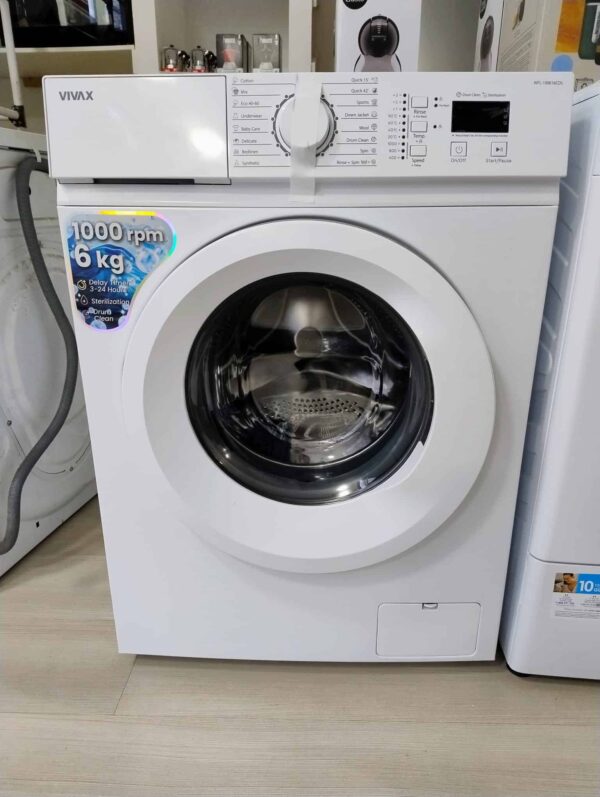 Vivax-Lavatrice-Slim-6kg-WFL-100616CDS-Bianca-fronte