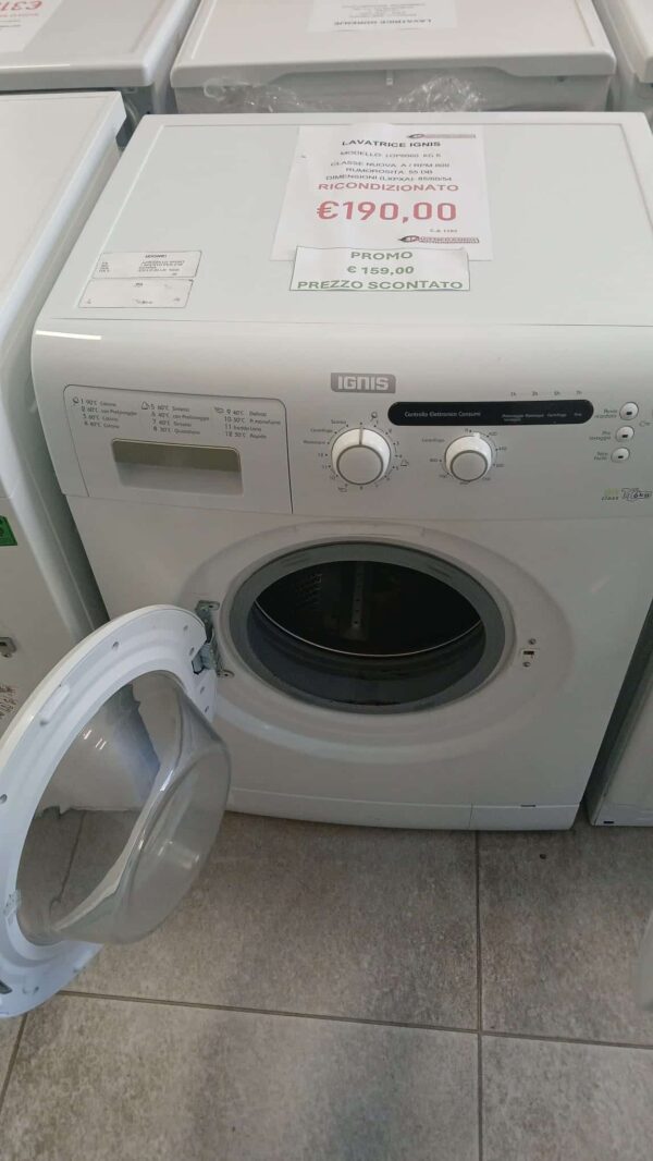 Ignis Lavatrice LOP8060 6kg Ricondizionata - immagine 3