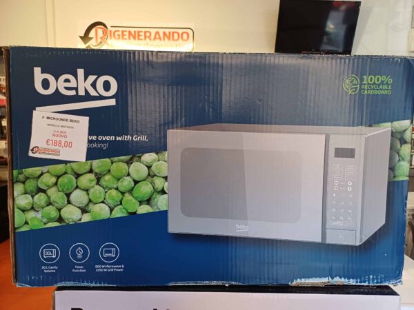 Beko-Microonde-MGF30330S-Grigio-Nuovo-fronte