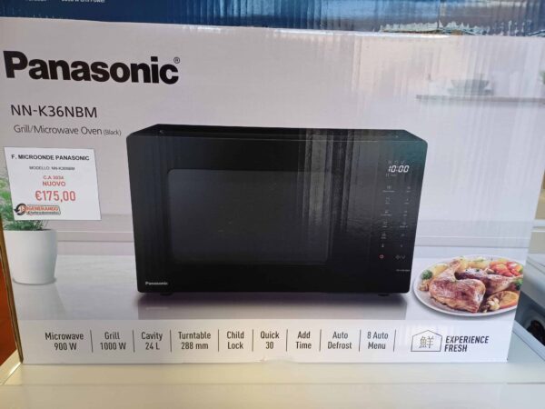 Panasonic Microonde NNK36NBM Nero Nuovo - immagine 2