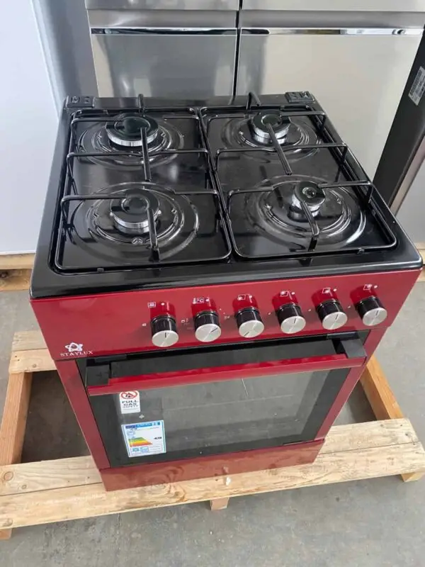 Staylux-Cucina-4-Fuochi-LF663S-40F-Bordeaux-cucina