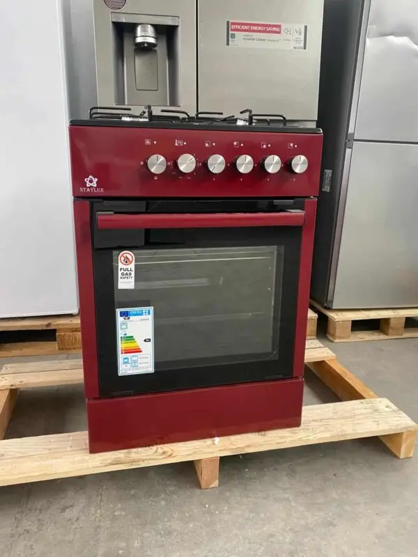 Staylux-Cucina-4-Fuochi-LF663S-40F-Bordeaux-fronte