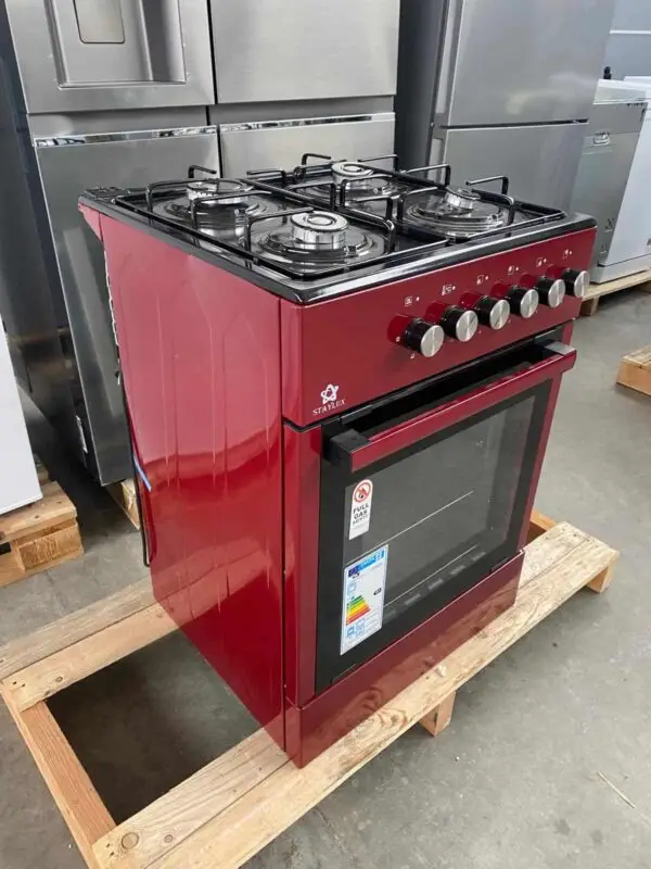 Staylux Cucina 4 Fuochi LF663S-40F Bordeaux - immagine 2
