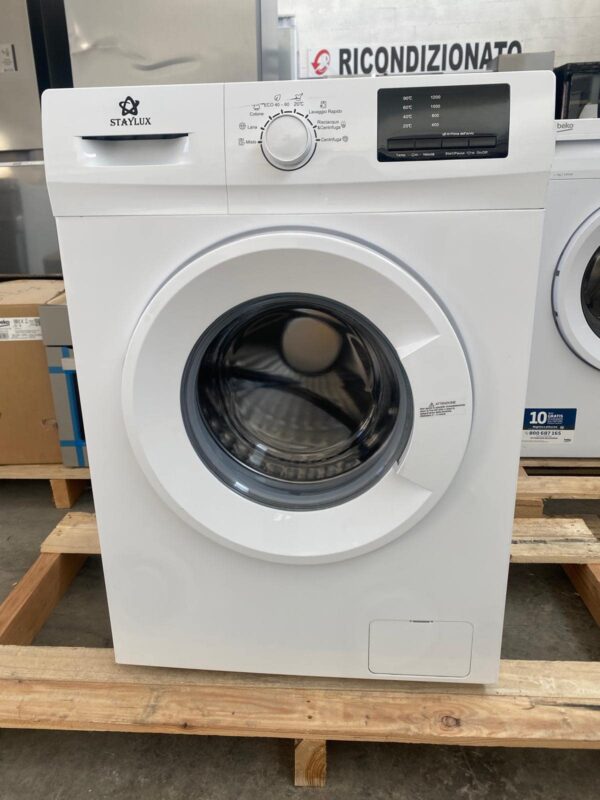 Staylux-Lavatrice-LV8K1200-8Kg-1200-Giri-Nuova-Seconda-Scelta-fronte