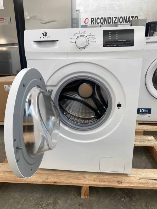 Staylux-Lavatrice-LV8K1200-8Kg-1200-Giri-Nuova-Seconda-Scelta-oblo