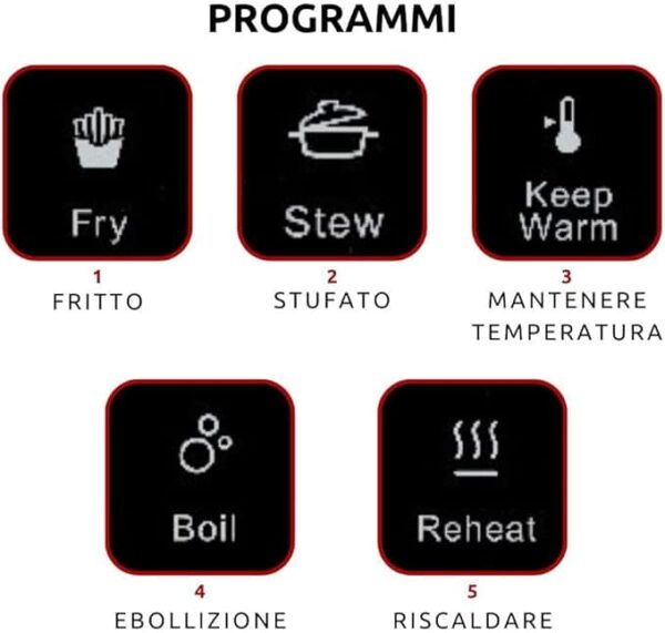 Ariete-Piastra-Induzione-Singola-1F601-Nuova-programmi
