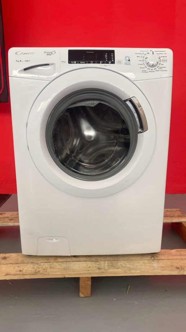 Candy-Lavatrice-GVS4137T3-7Kg-1300-Giri-Ricondizionata-fronte