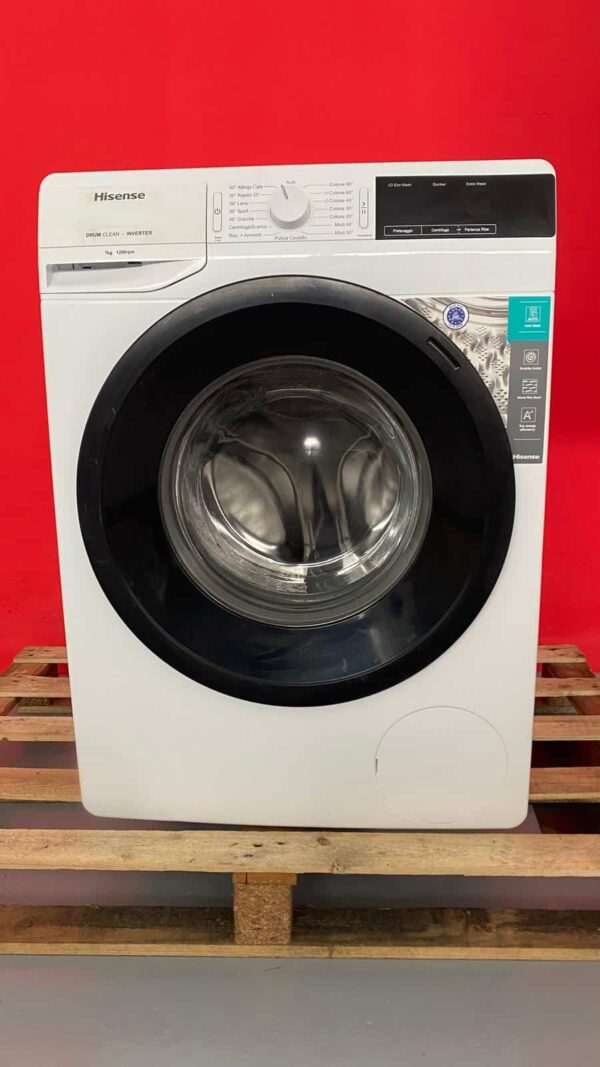 Hisense-Lavatrice-WFGE7012V-7Kg-1200-Giri-Ricondizionata-frontale
