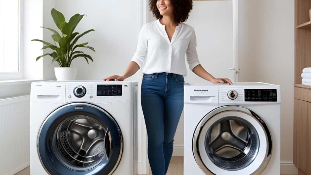 lavatrice ricondizionata in casa moderna con risparmio garantito