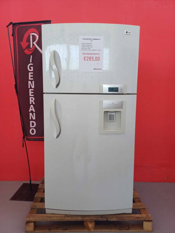 LG-Frigorifero-Combinato-GR642QVP-640-Litri-Ricondizionato-bianco