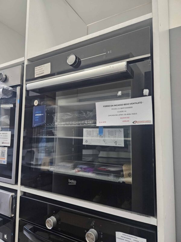 Beko-Forno-Incasso-BBIM18400BSE-Ventilato-Nuovo-Seconda-Scelta-lato