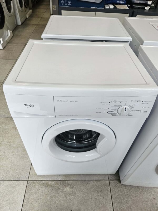 Whirlpool-Lavatrice-AWOD-600-5-Kg-600-Giri-Ricondizionata-bianca-slim