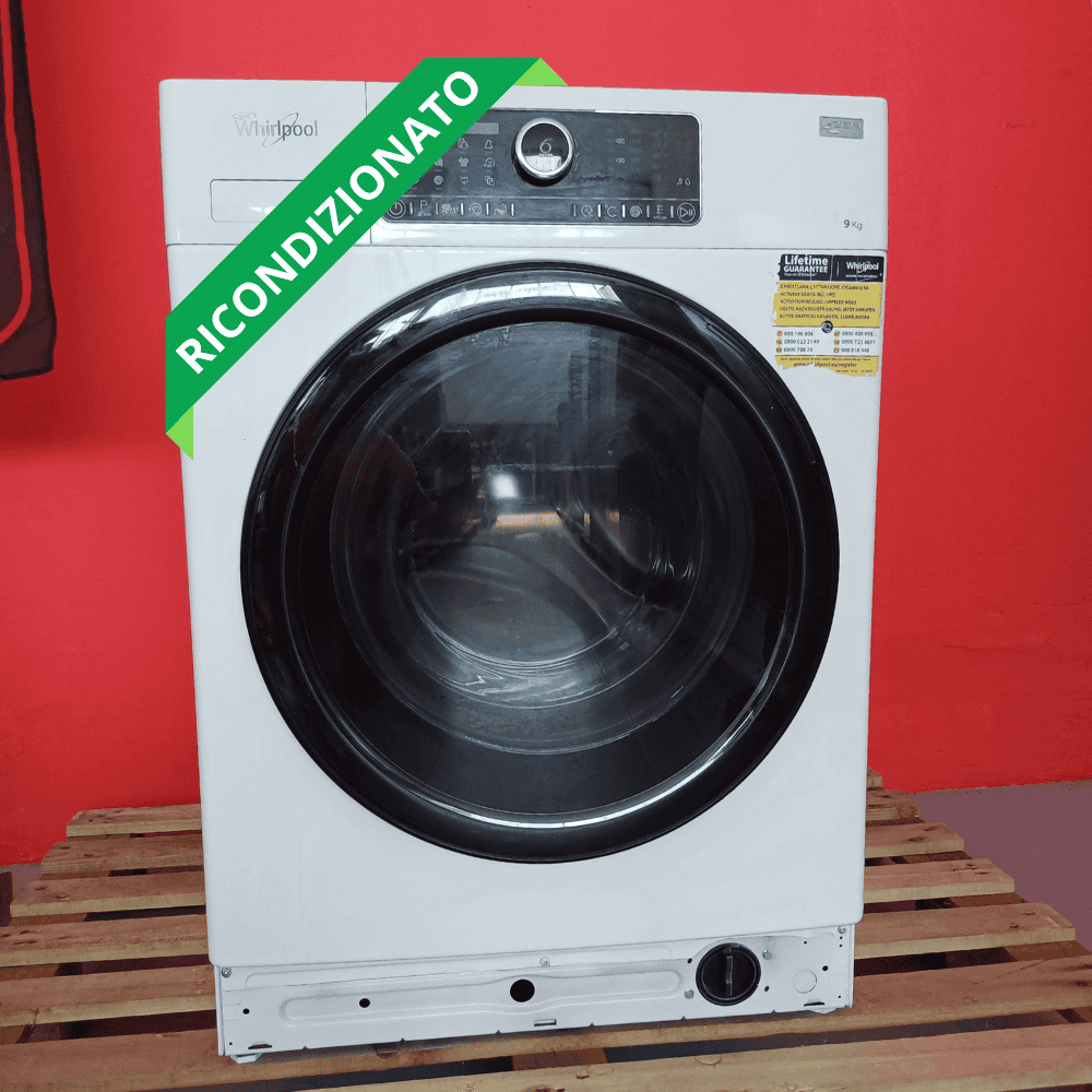 Whirlpool-Lavatrice-FSCRM90432-9-Kg-1400-Giri-Ricondizionata